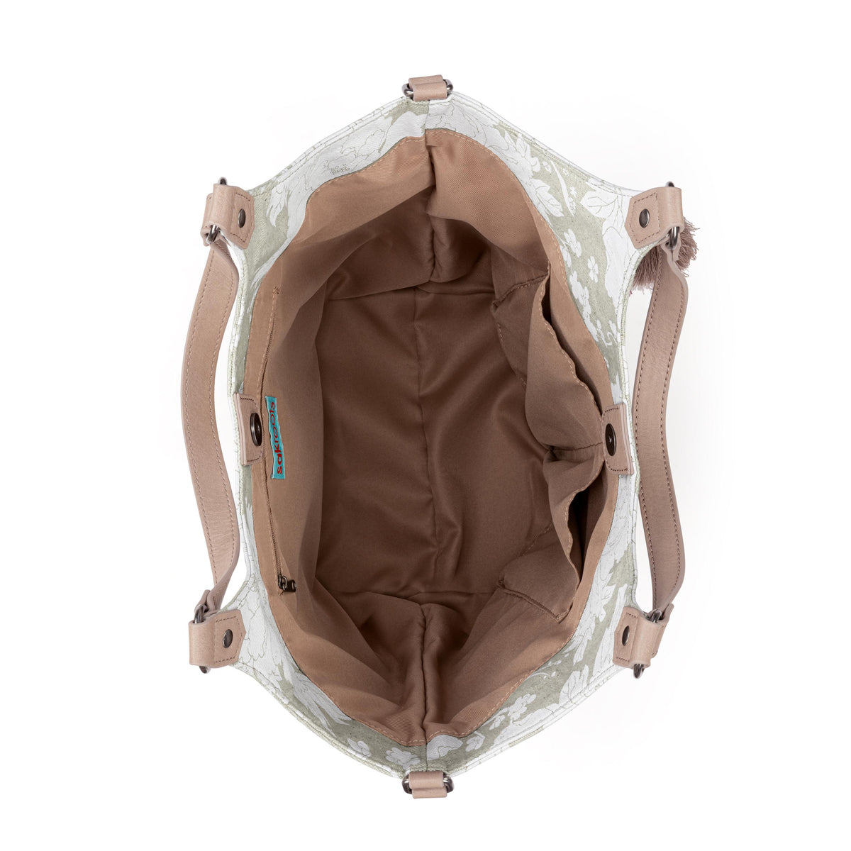 Sakroots Roma Shopper - Canvas - Natural Wild Fleur