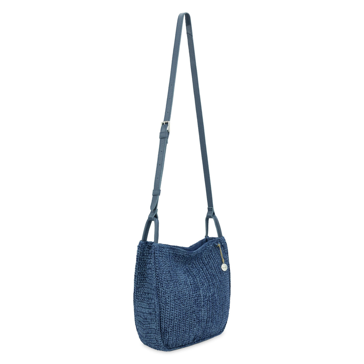 The Sak Los Feliz Crossbody - Hand Crochet - Denim Tonal Straw