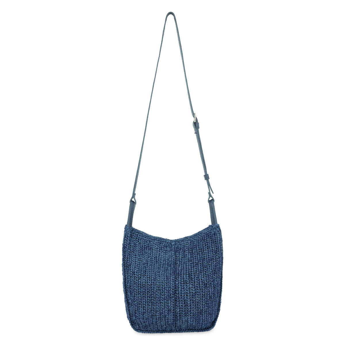 The Sak Los Feliz Crossbody - Hand Crochet - Denim Tonal Straw
