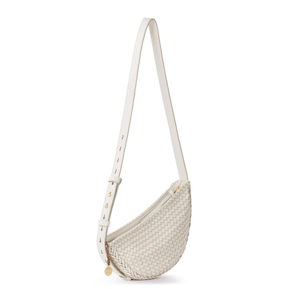 The Sak Tess Sling - Leather - Stone Woven