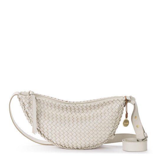 The Sak Tess Sling - Leather - Stone Woven
