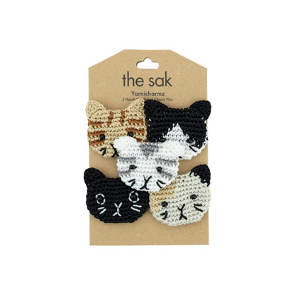 The Sak Yarnicharmz 5 Pack - Hand Crochet - Cats
