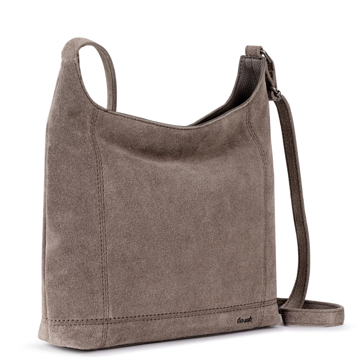 The Sak De Young Crossbody - Leather - Mushroom Suede