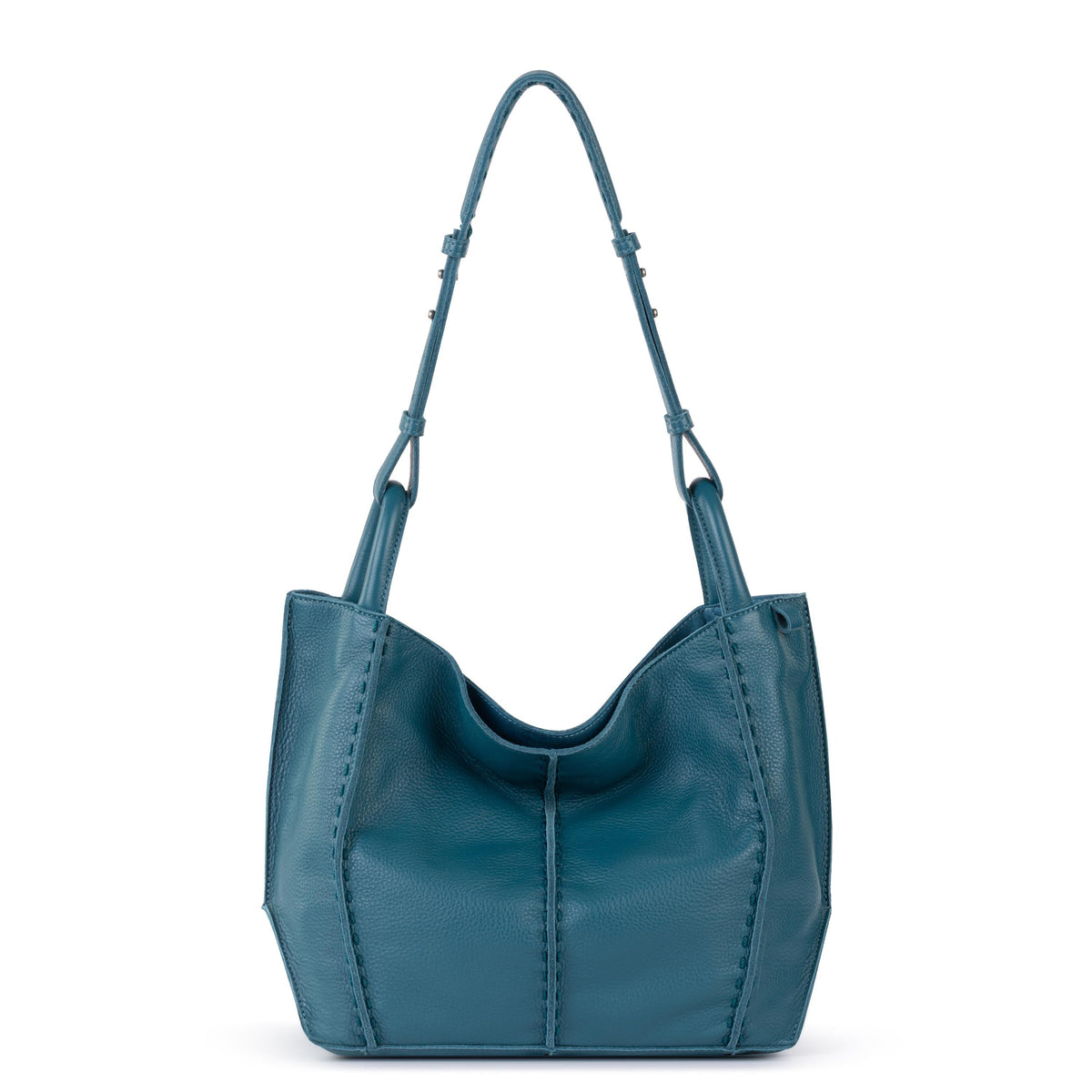 The Sak Los Feliz Medium Tote - Leather - Deep Teal