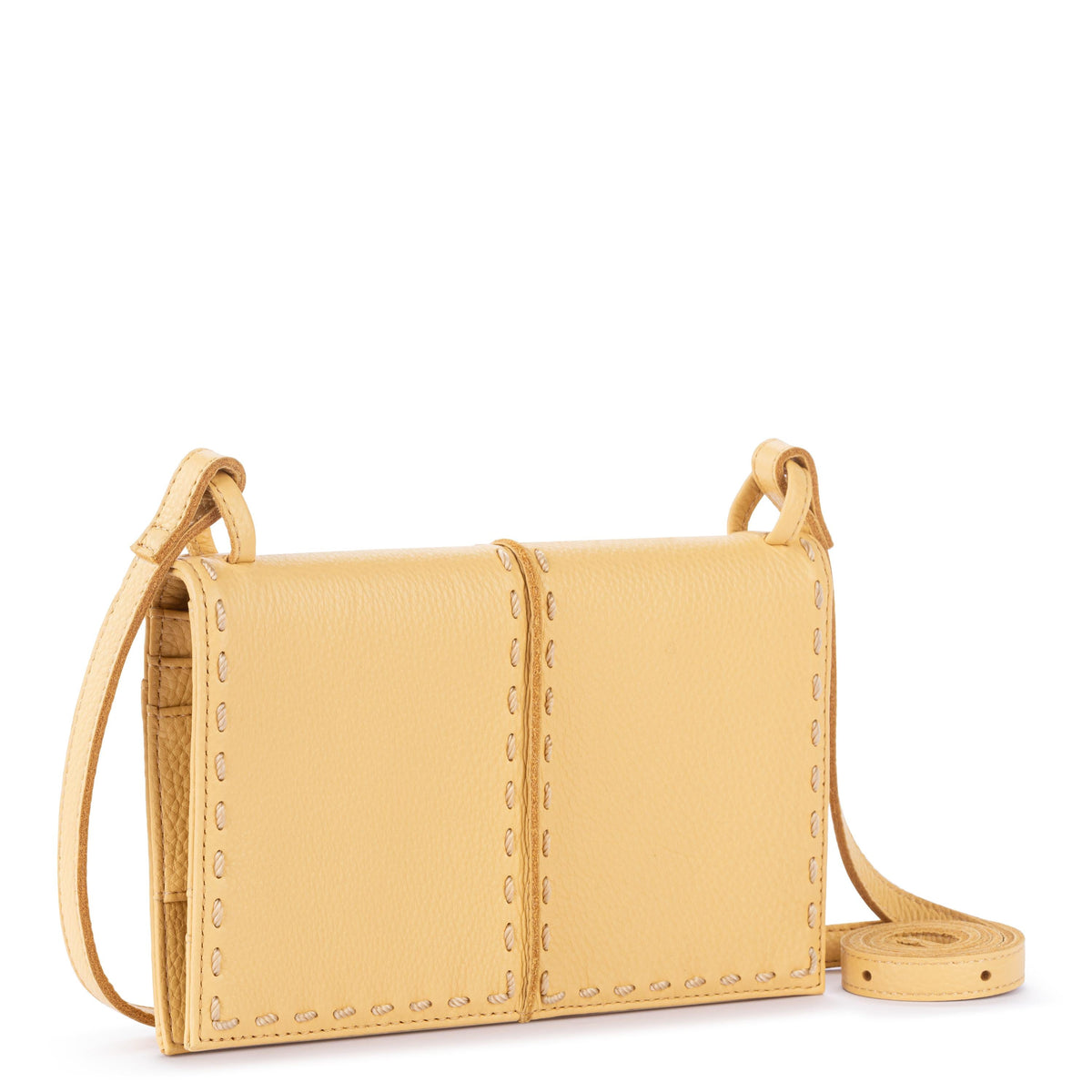 The Sak Los Feliz Phone Wallet - Leather - Buttercup