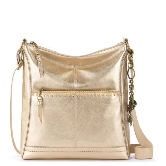 The Sak Lucia Crossbody - Leather - Light Gold