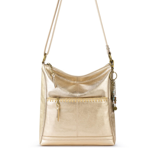 The Sak Lucia Crossbody - Leather - Light Gold