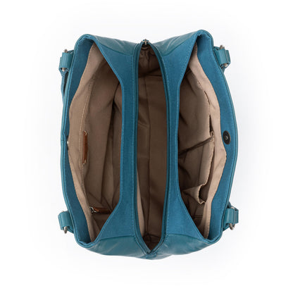 The Sak Melrose Satchel - Leather - Deep Teal