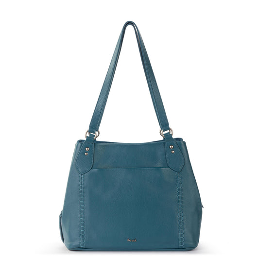 The Sak Melrose Satchel - Leather - Deep Teal