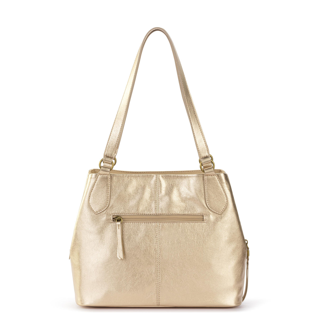 The Sak Melrose Satchel - Leather - Light Gold