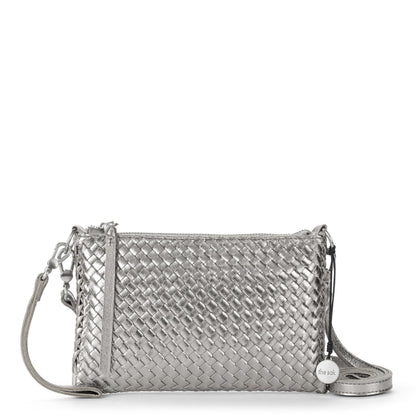 The Sak Vita Convertible Wristlet - Leather - Pyrite Woven