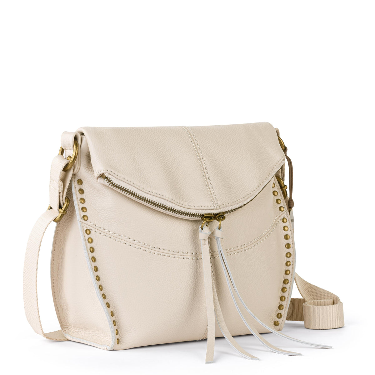 The Sak Silverlake Flap Crossbody - Leather - Stone