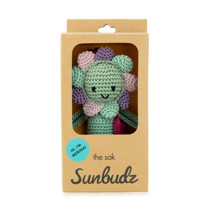 The Sak Sunbudz Sunflower Dangle - Hand Crochet - Merina