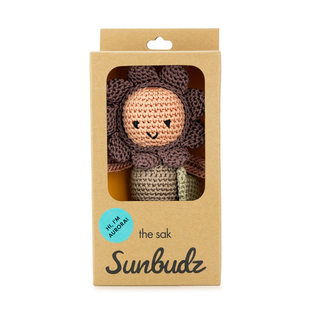 The Sak Sunbudz Sunflower Dangle - Hand Crochet - Aurora