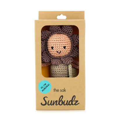 The Sak Sunbudz Sunflower Dangle - Hand Crochet - Aurora
