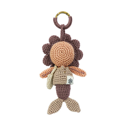 The Sak Sunbudz Sunflower Dangle - Hand Crochet - Aurora