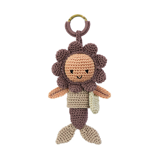 The Sak Sunbudz Sunflower Dangle - Hand Crochet - Aurora