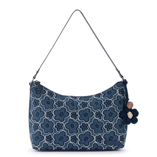 Sakroots Banyan Hobo - Denim - Denim Retro Flower