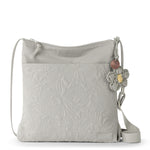 Sakroots Banyan Basic Crossbody - EcoTwill - Pebble Flower Blossom Quilted