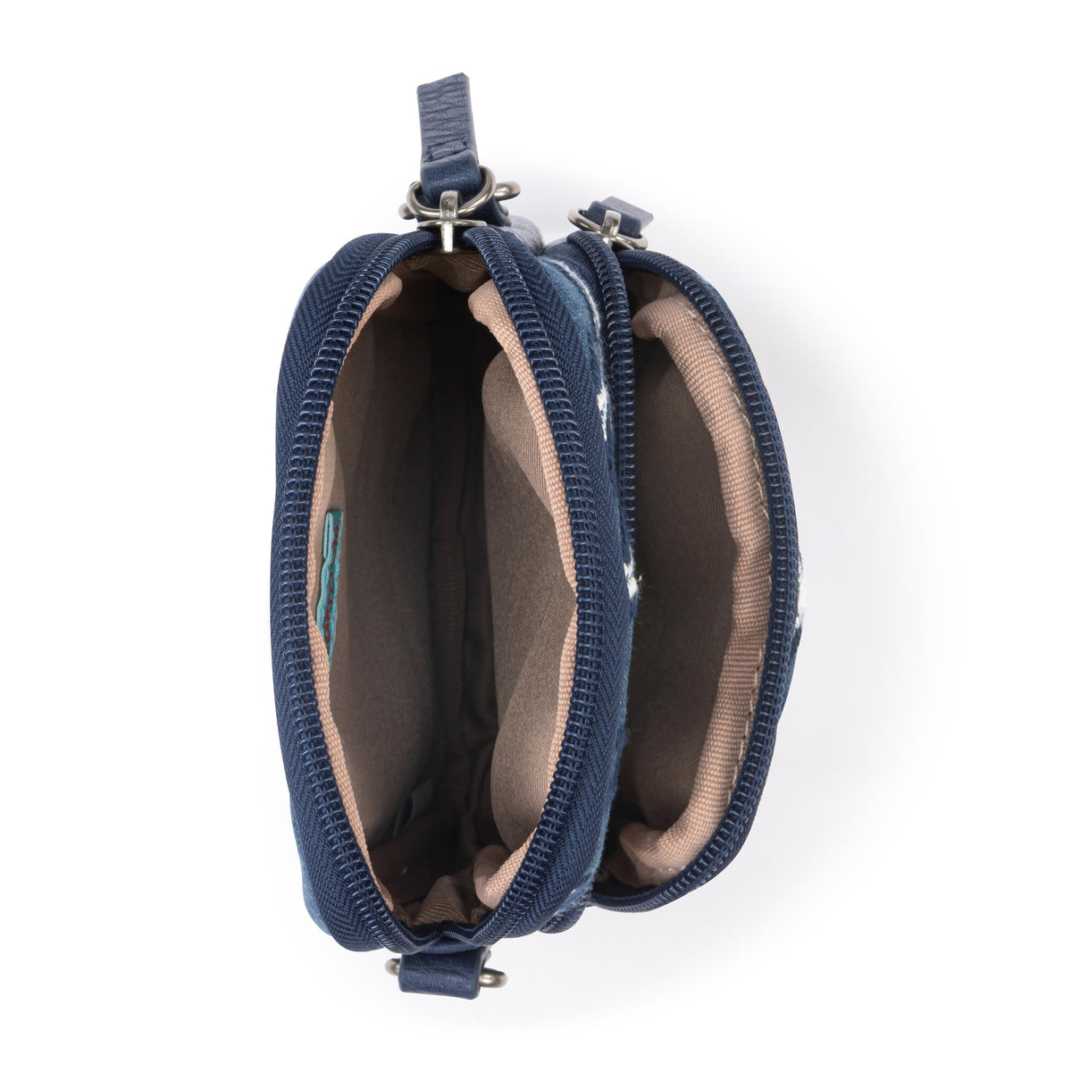 Sakroots Koa Smartphone Crossbody - Denim - Denim Retro Flower