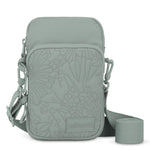 Sakroots Koa Smartphone Crossbody - EcoTwill - Sage Flower Blossom Quilted