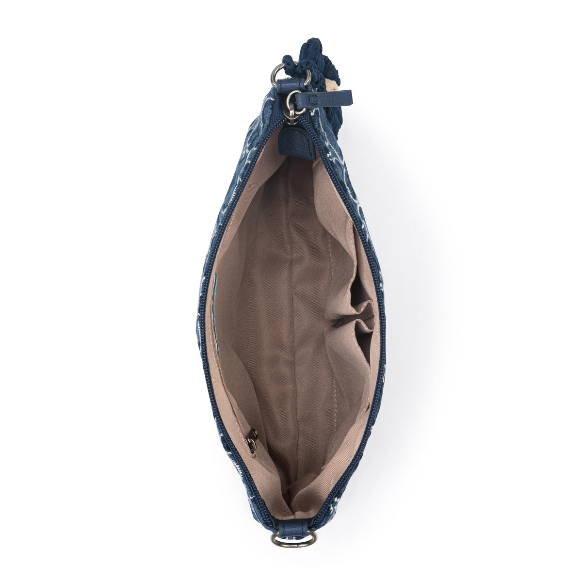 Sakroots Lumi Crossbody - Denim - Denim Retro Flower