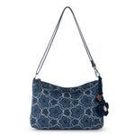 Sakroots Lumi Crossbody - Denim - Denim Retro Flower