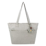Sakroots Banyan Shoulder Tote - EcoTwill - Pebble Flower Blossom Quilted