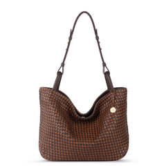 Leather - Mahogany Cognac Woven
