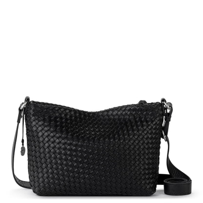 The Sak Melrose Crossbody - Leather - Black Woven