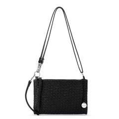 Leather - Black Woven
