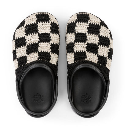 The Sak Bolo Eva Clog - Black Check