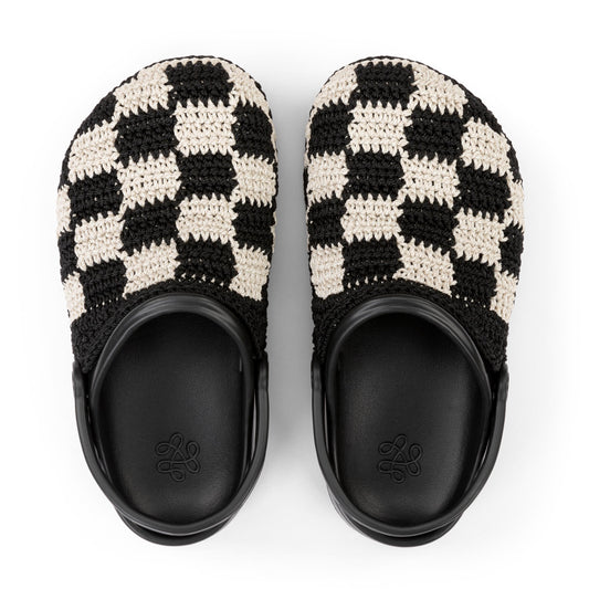 The Sak Bolo Eva Clog - Black Check