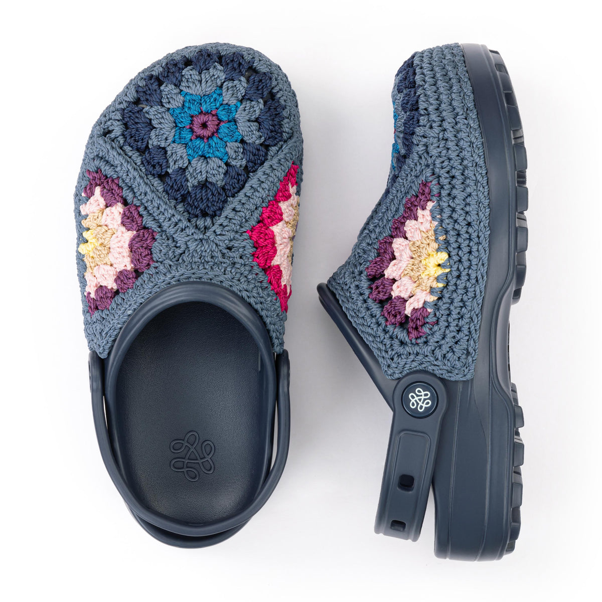 The Sak Bolo Eva Clog - Maritime Multi Patch