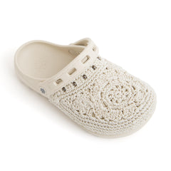 Hand Crochet - Natural Medallion