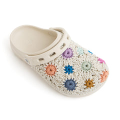 Hand Crochet - Natural Multi Flowers