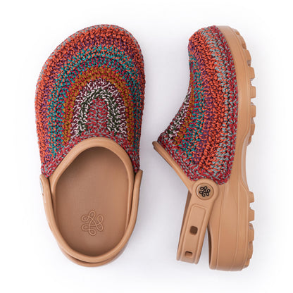 The Sak Bolo Eva Clog - Sunset Stripe
