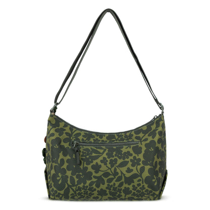 Sakroots Banyan Hobo - EcoTwill - Olive Shadow Floral