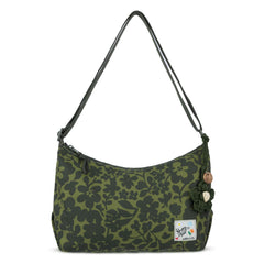 EcoTwill - Olive Shadow Floral