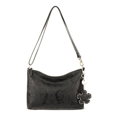 EcoTwill - Black Floral Embossed