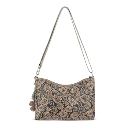 Sakroots Lumi Crossbody - EcoTwill - Mushroom In Bloom Embossed