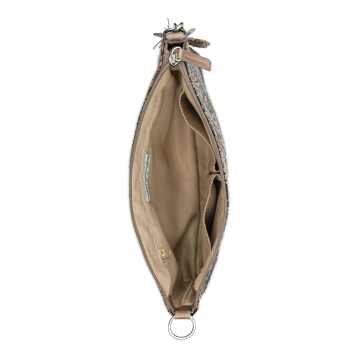 Sakroots Lumi Crossbody - EcoTwill - Mushroom In Bloom Embossed