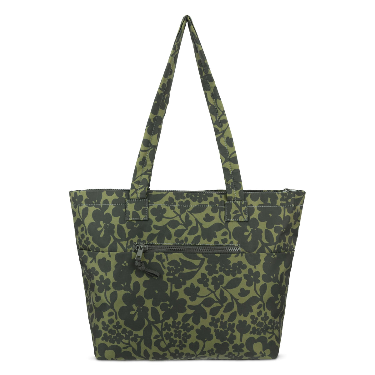Sakroots Banyan Shoulder Tote - EcoTwill - Olive Shadow Floral