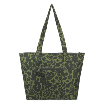 Sakroots Banyan Shoulder Tote - EcoTwill - Olive Shadow Floral