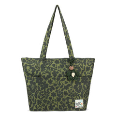 EcoTwill - Olive Shadow Floral
