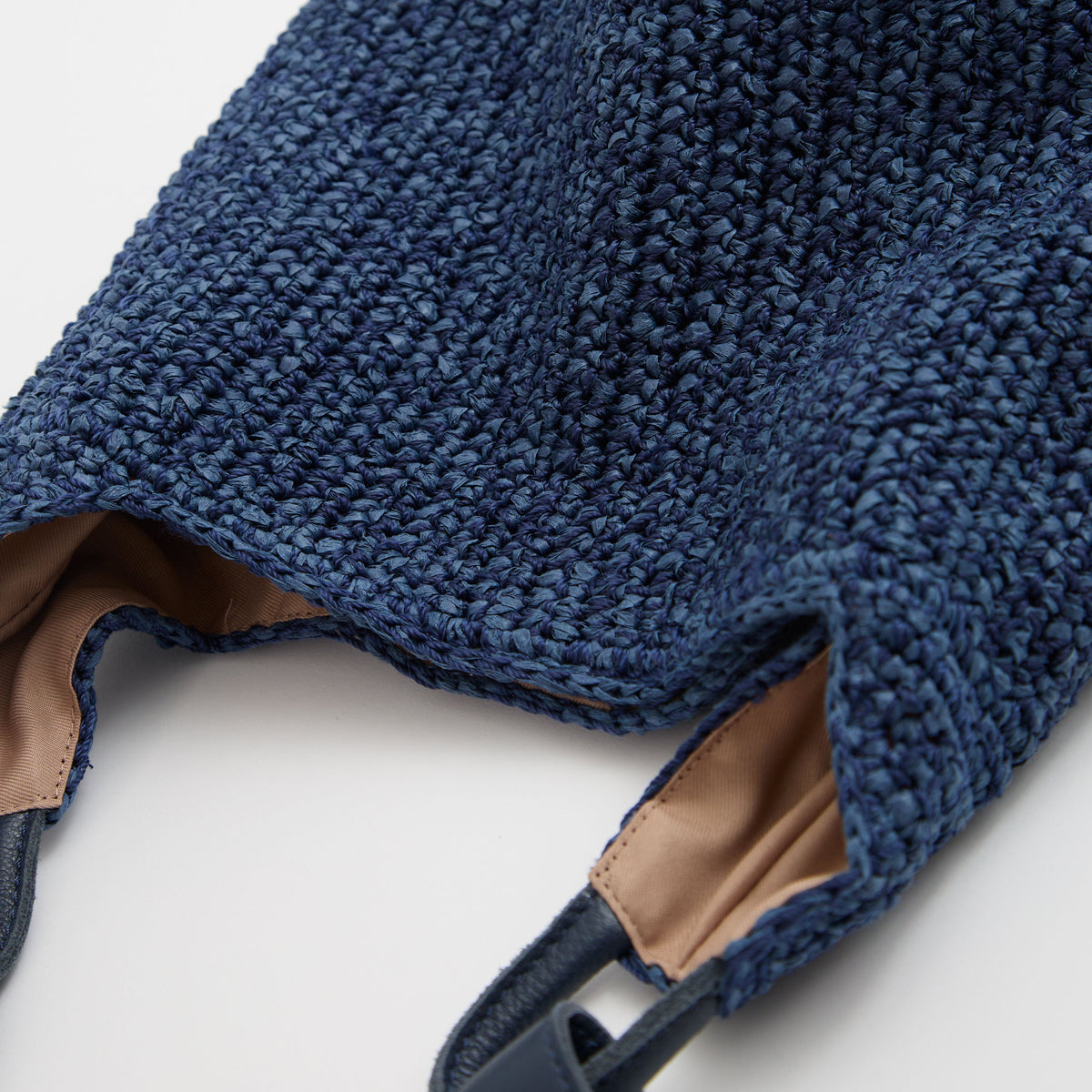 The Sak Los Feliz 120 Hobo - Hand Crochet - Denim Tonal Straw