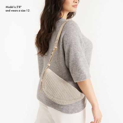 The Sak Tess Sling - Hand Crochet - Ecru